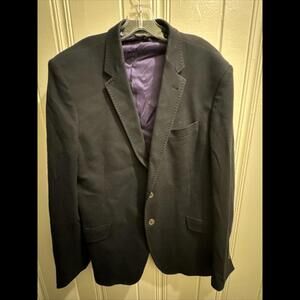 Paul Smith Exclusive‎ The Abbey men's Black Viscose Blazer Jacket 46R Italy
